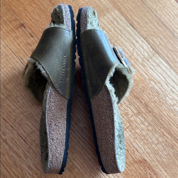 Birkenstock Women's Dark Olive Sandals - Picture 2 of 4